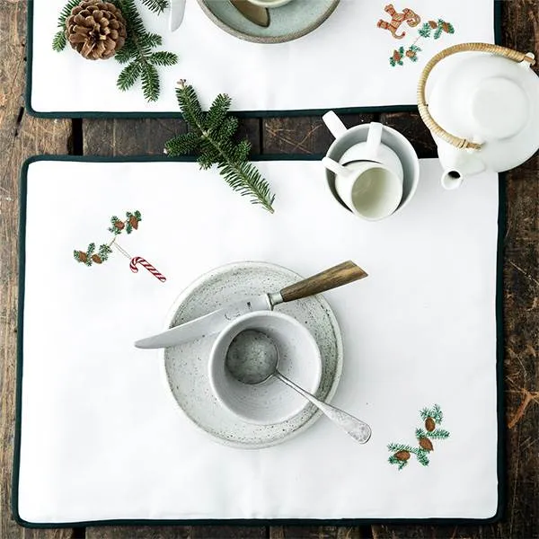 Langkilde & Søn - Julebordstablett med sukkerrør - 38 x 50 cm.