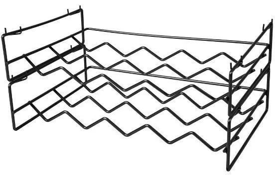 Bastian Vinstativ Bacchus 2 stk Svart lakkert Metall